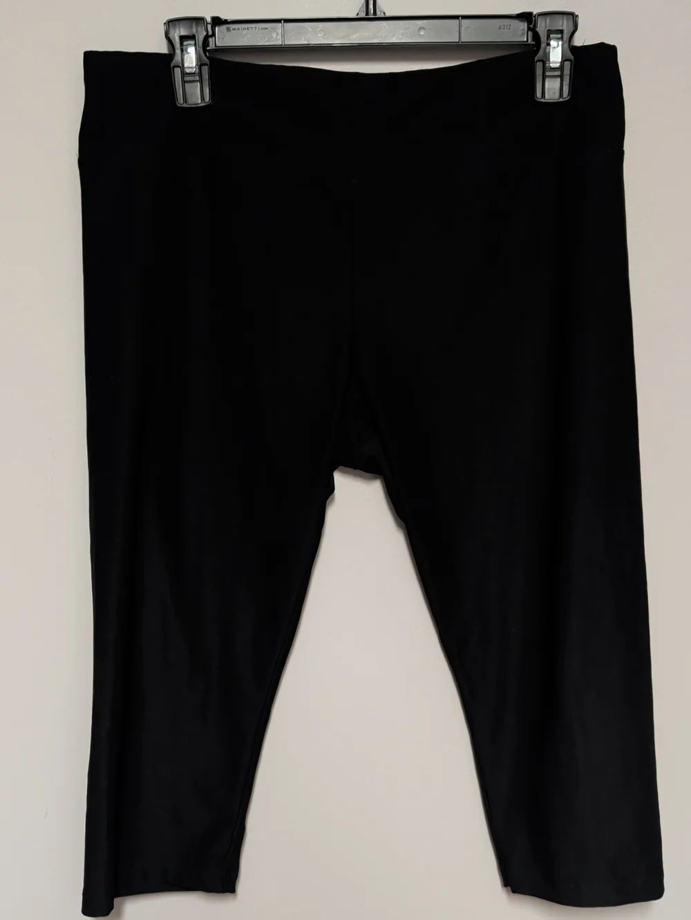 Bally Black Capris Stretch Jumpsuit-Style Pants